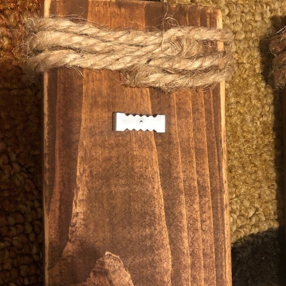 Wooden Bathroom Decor Set - Picture 6 of 7